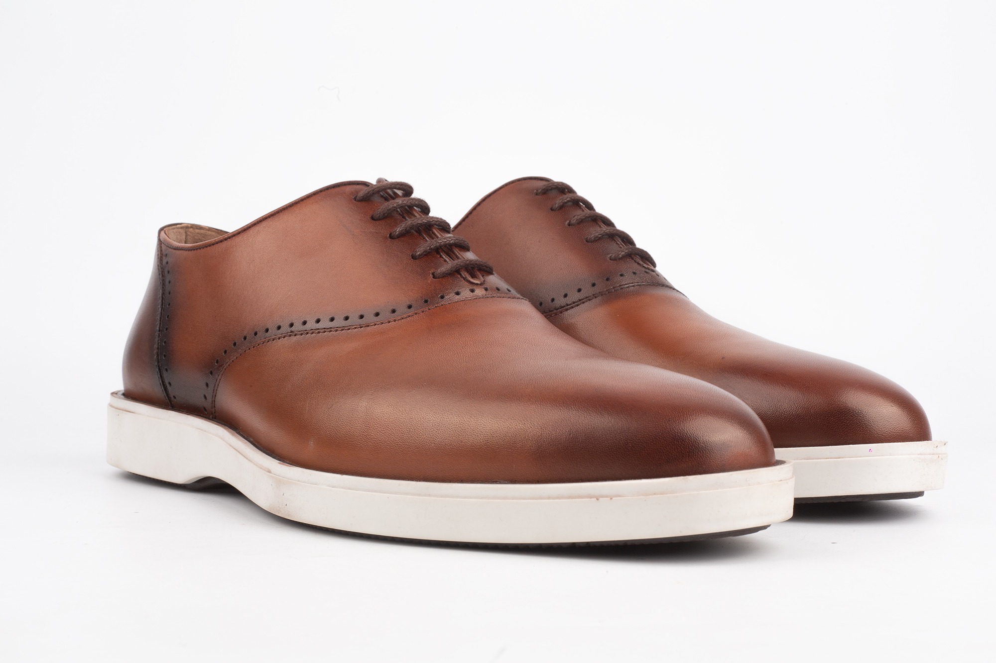 Classic Dress Shoes with White Sole for Smart Casual Wear.(V55-10) - Image 7