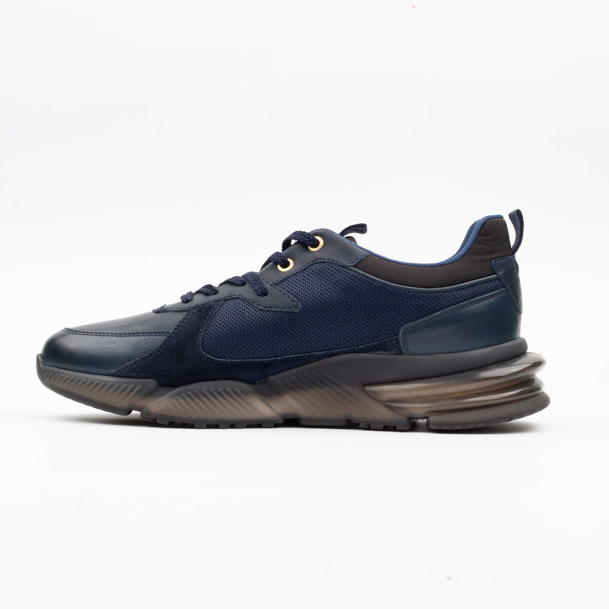 Navy blue leather shoes Sleek Design with Enhanced Comfort (M12419) - Image 5