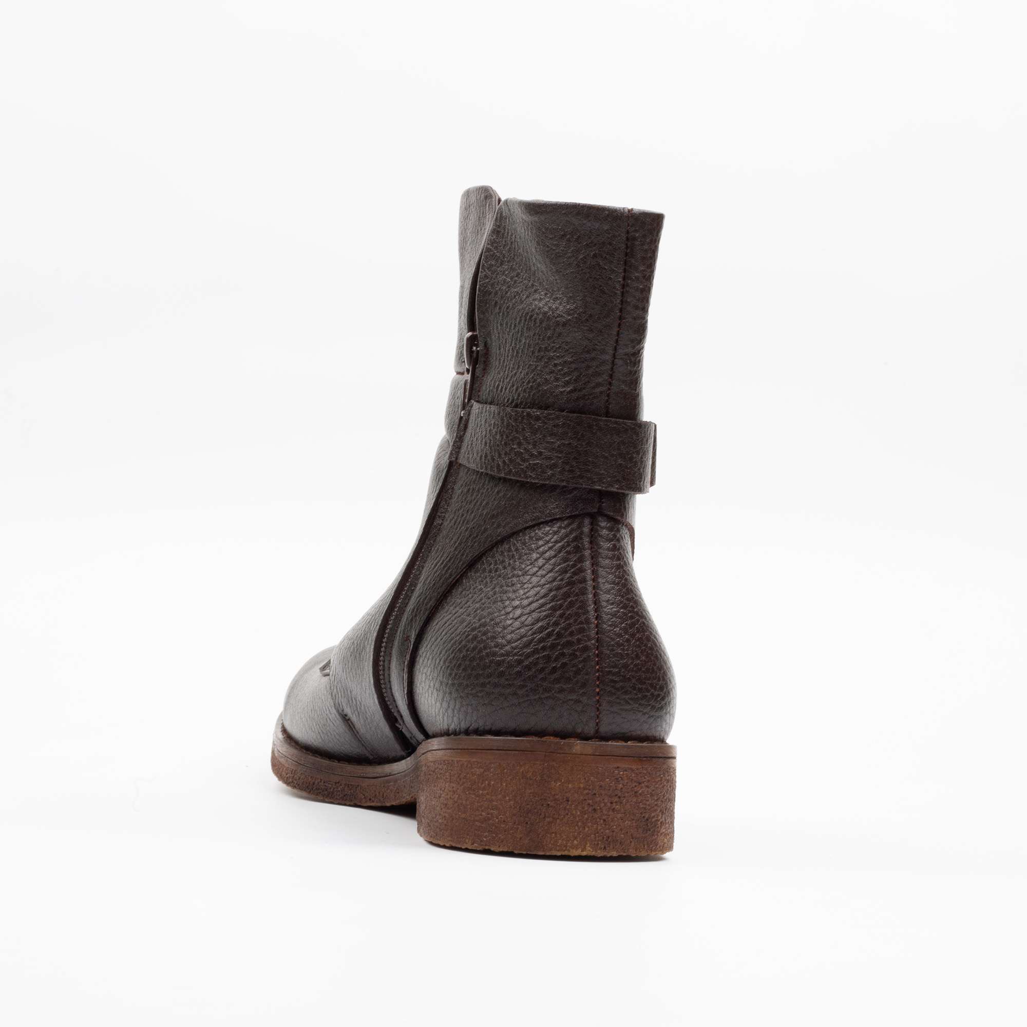 Calvano Men's Brown Leather Boots - Rugged Style Meets Superior Comfort for All-Day Wear (E42) - Image 6