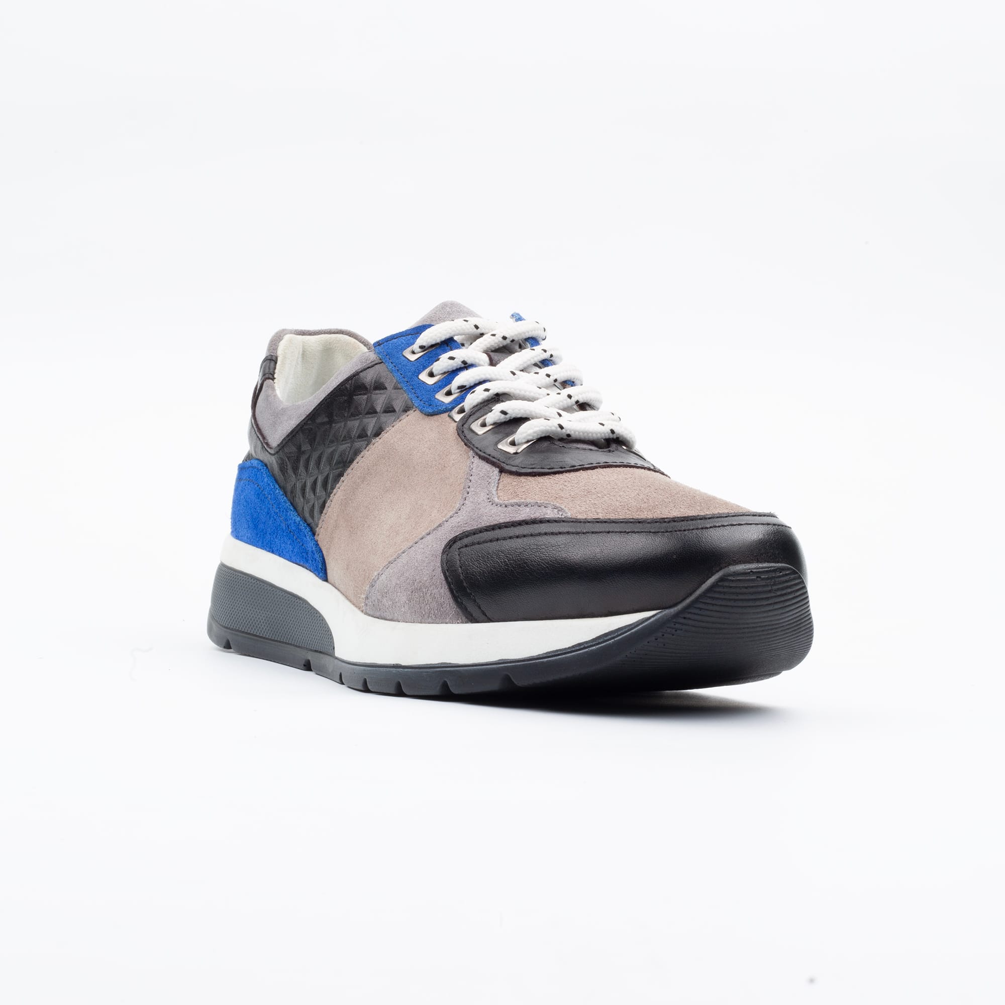 Trendy Multicolor Suede Sneaker for Men - Modern Design and Comfort (M13179) - Image 4