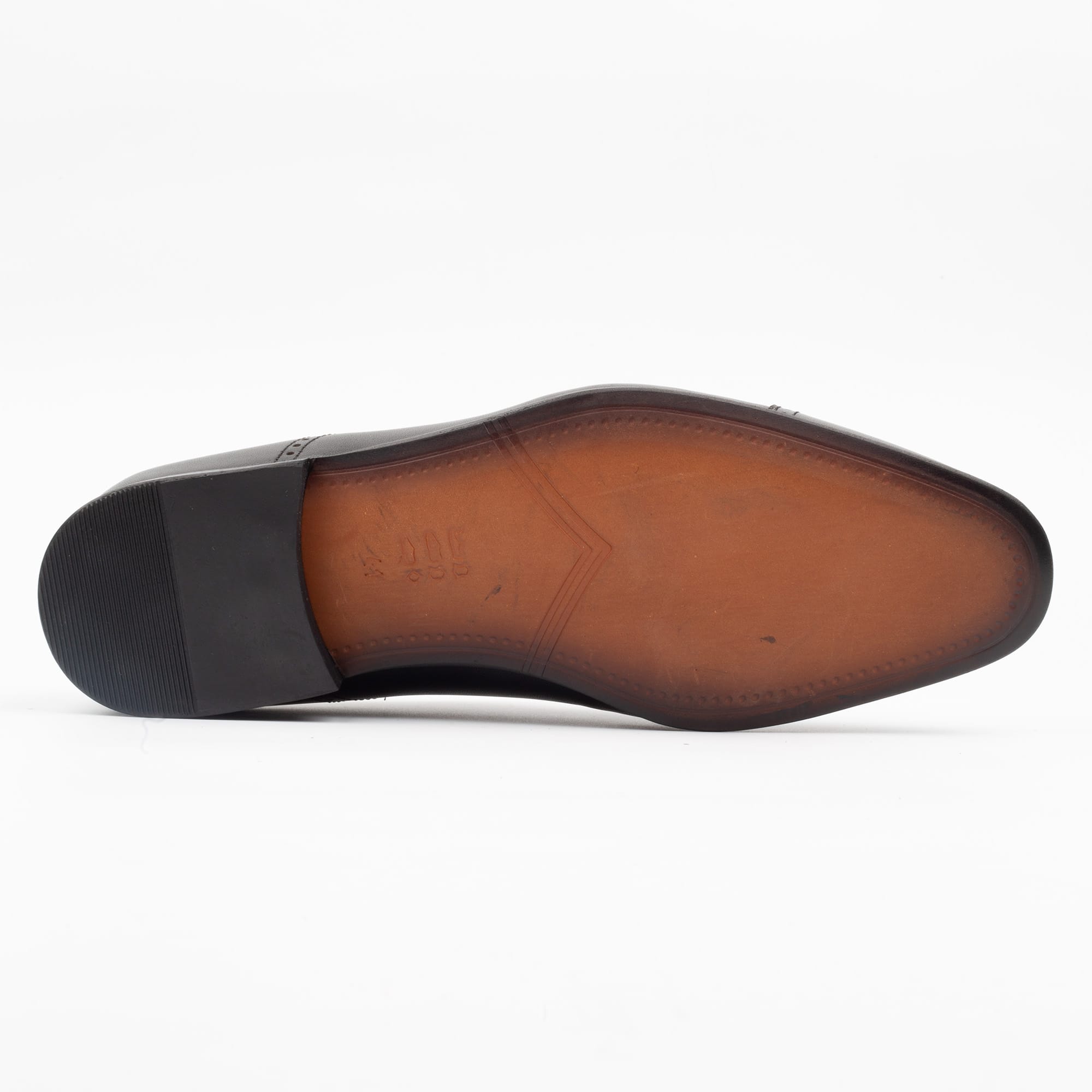 Classic Black Leather Cap Toe Oxfords for Men – Formal and Elegant Footwear (V19-22) - Image 7