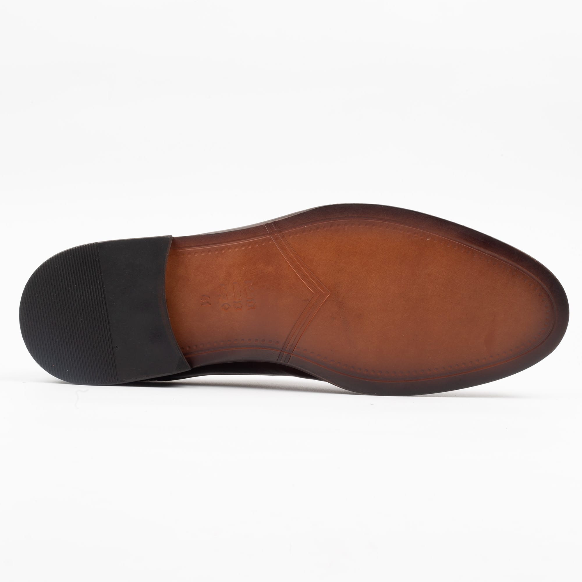 Presenting the Men's Brown Leather Oxford Shoes - Elegant Formal Footwear for Men(V3-16) - Image 7