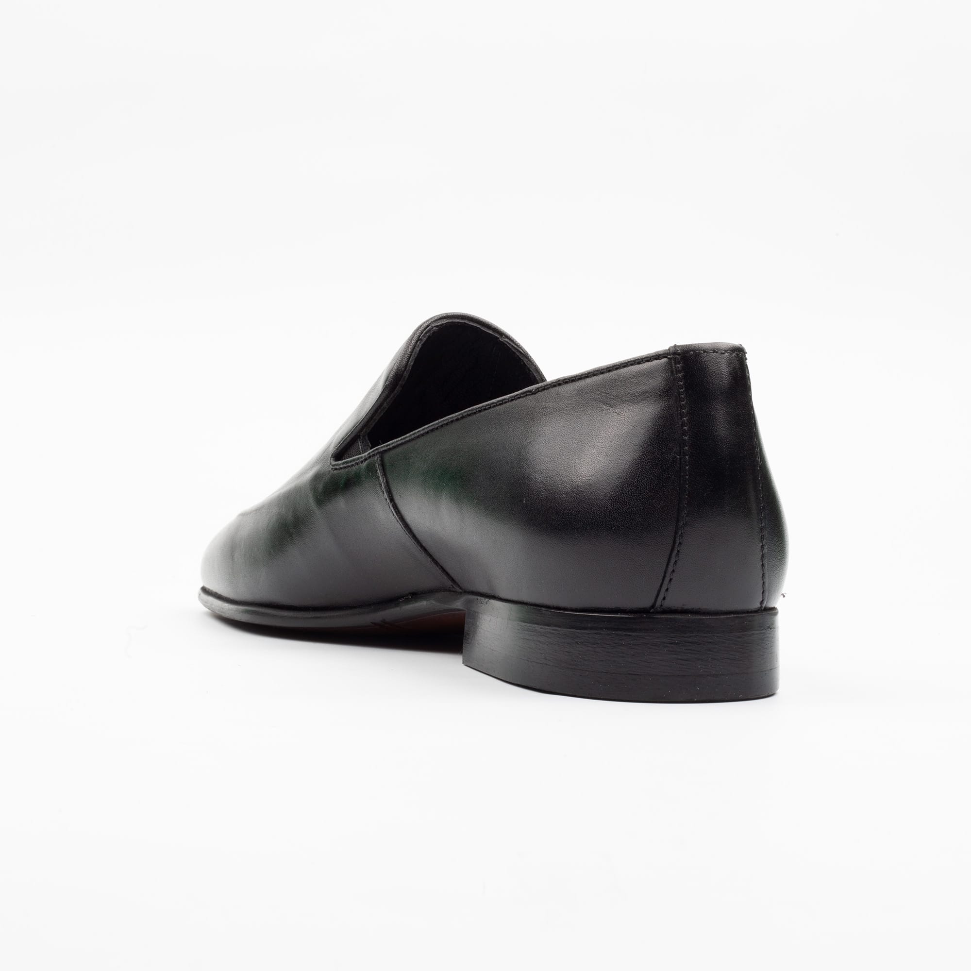 Men's Black Leather Tassel Loafers - Elegant Slip-On Formal Shoes (V19-39) - Image 6
