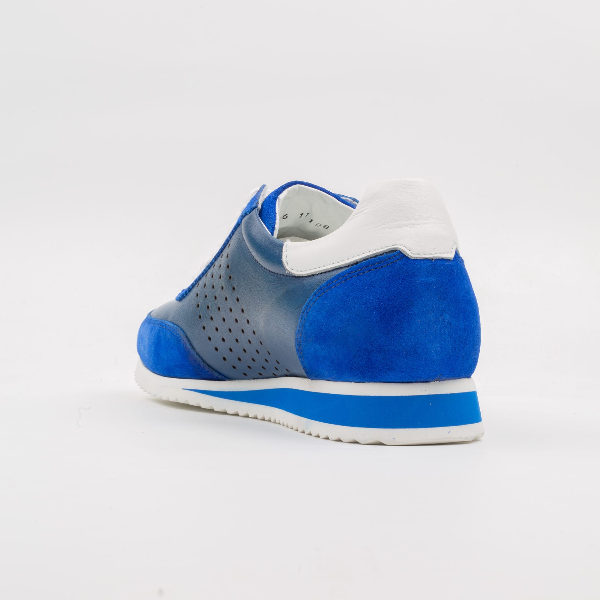 Stylish Blue Suede Leather Sneakers for Men – Premium Comfort and Fashion (M11108) - Image 6