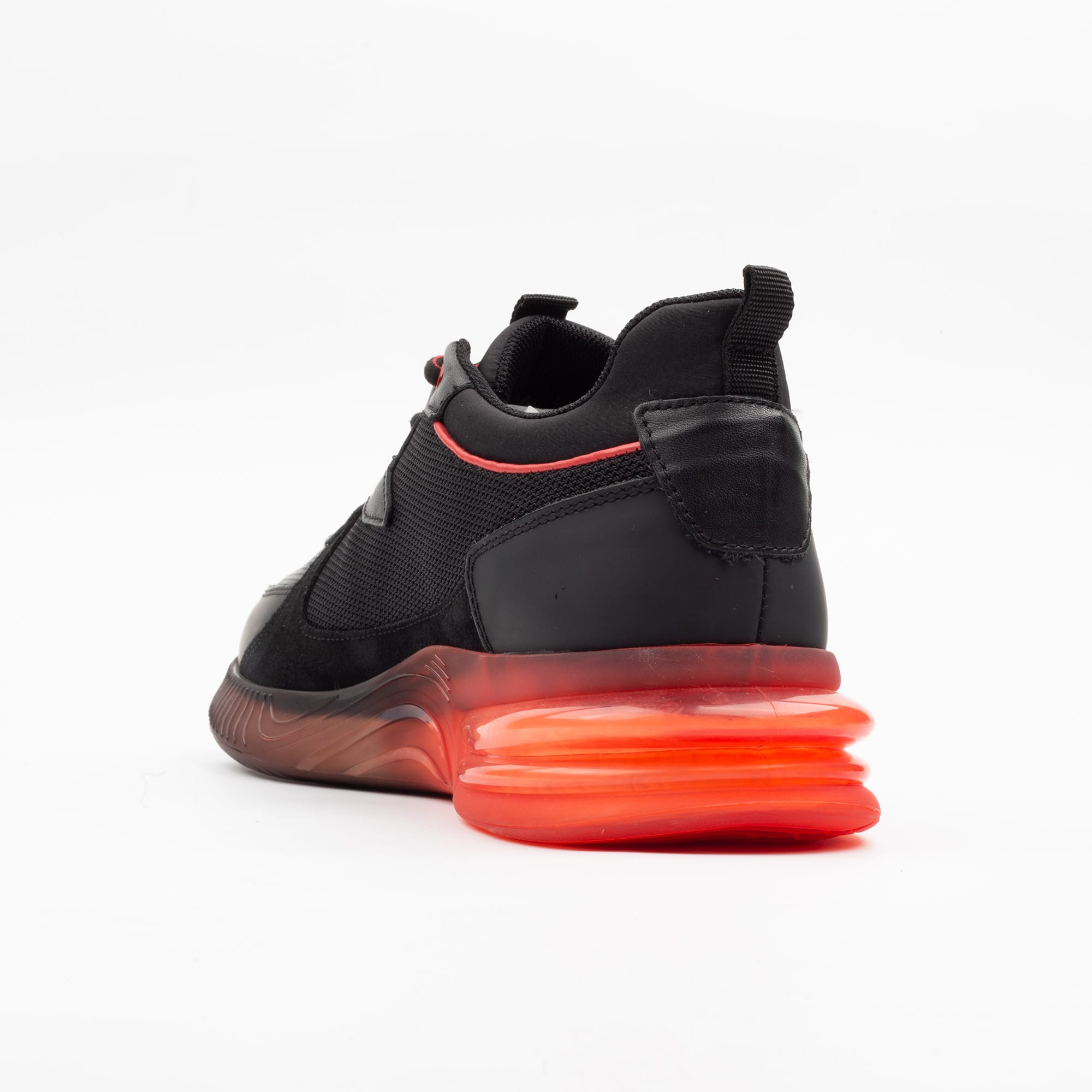 Stylish Black and Red Athletic Sneakers for Men – Comfort and Performance (M13100) - Image 6
