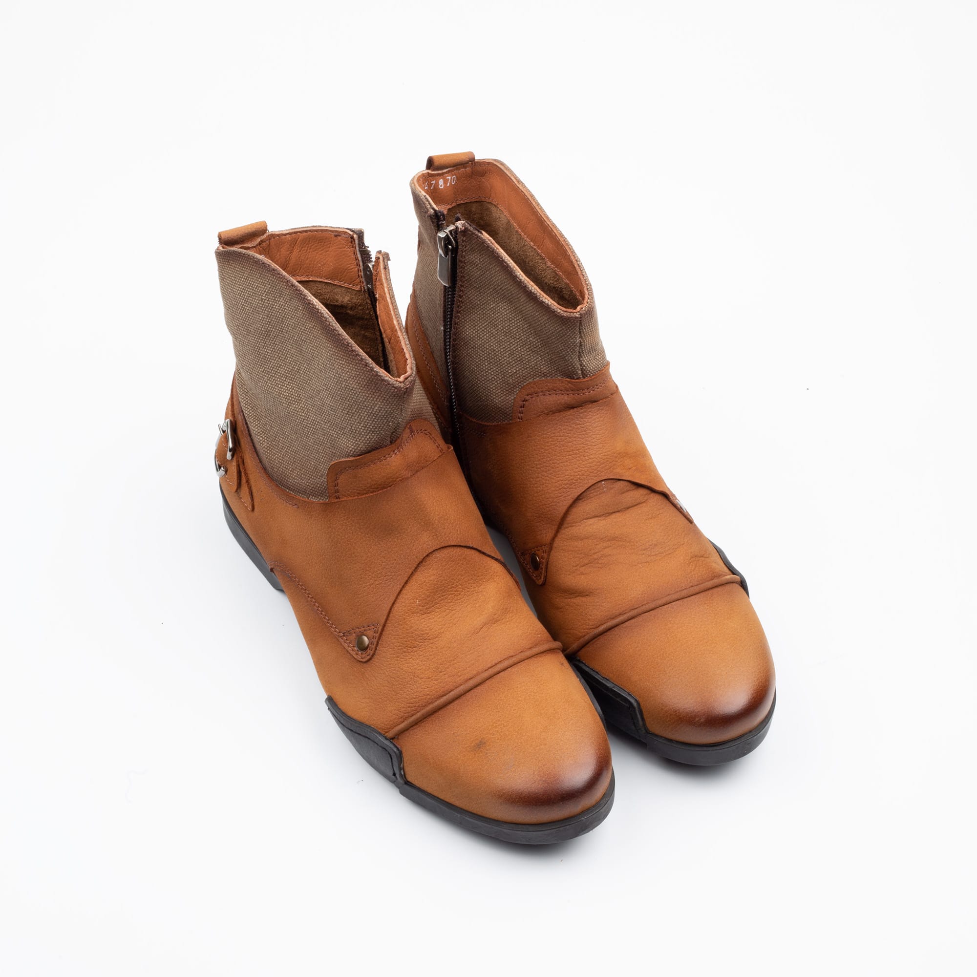 Men's Brown Ankle Boots Stylish and Durable Boots for Everyday Wear (544571) - Image 2