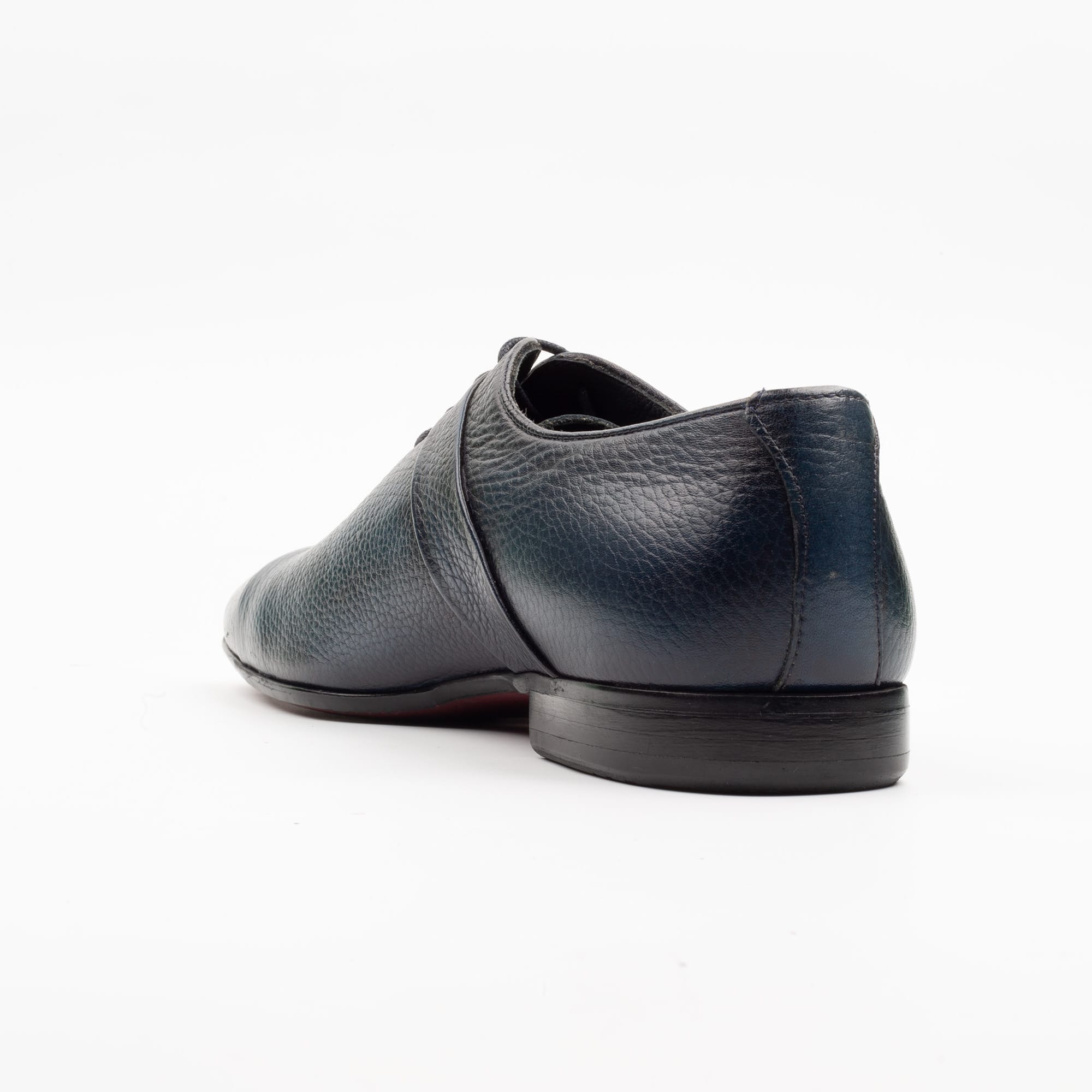Men's Navy Textured Leather Oxford Shoes - Premium Formal Footwear for Men (2985) - Image 6