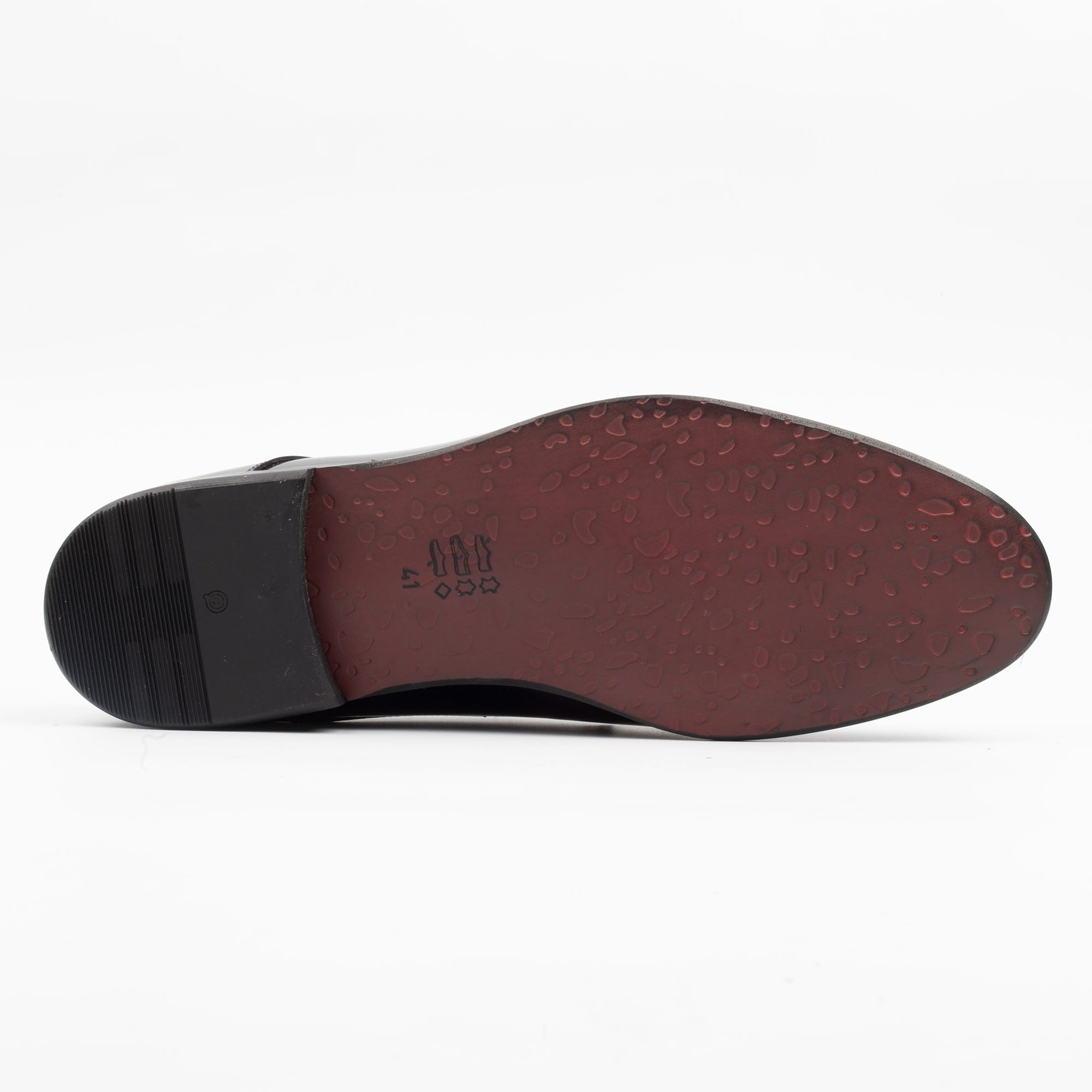Men's Patent Leather Two-Tone Oxford Shoes - Sleek and Stylish Formal Footwear (6921) - Image 7