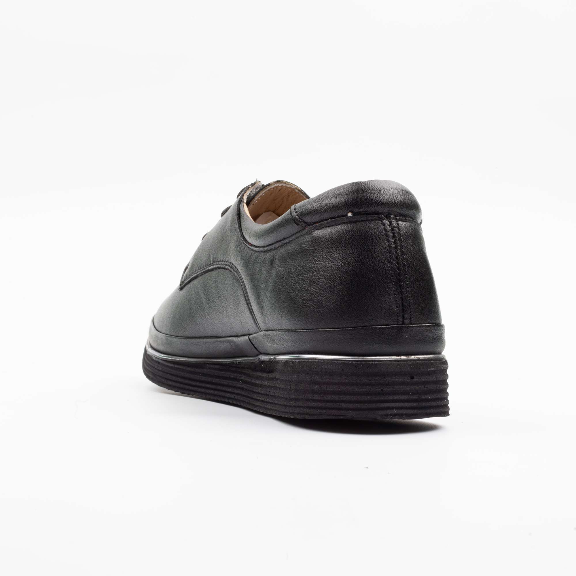 Classic Black Lace-Up Ladies Shoes Versatile and Comfortable Leather Footwear for Every Occasion (M5006) - Image 6