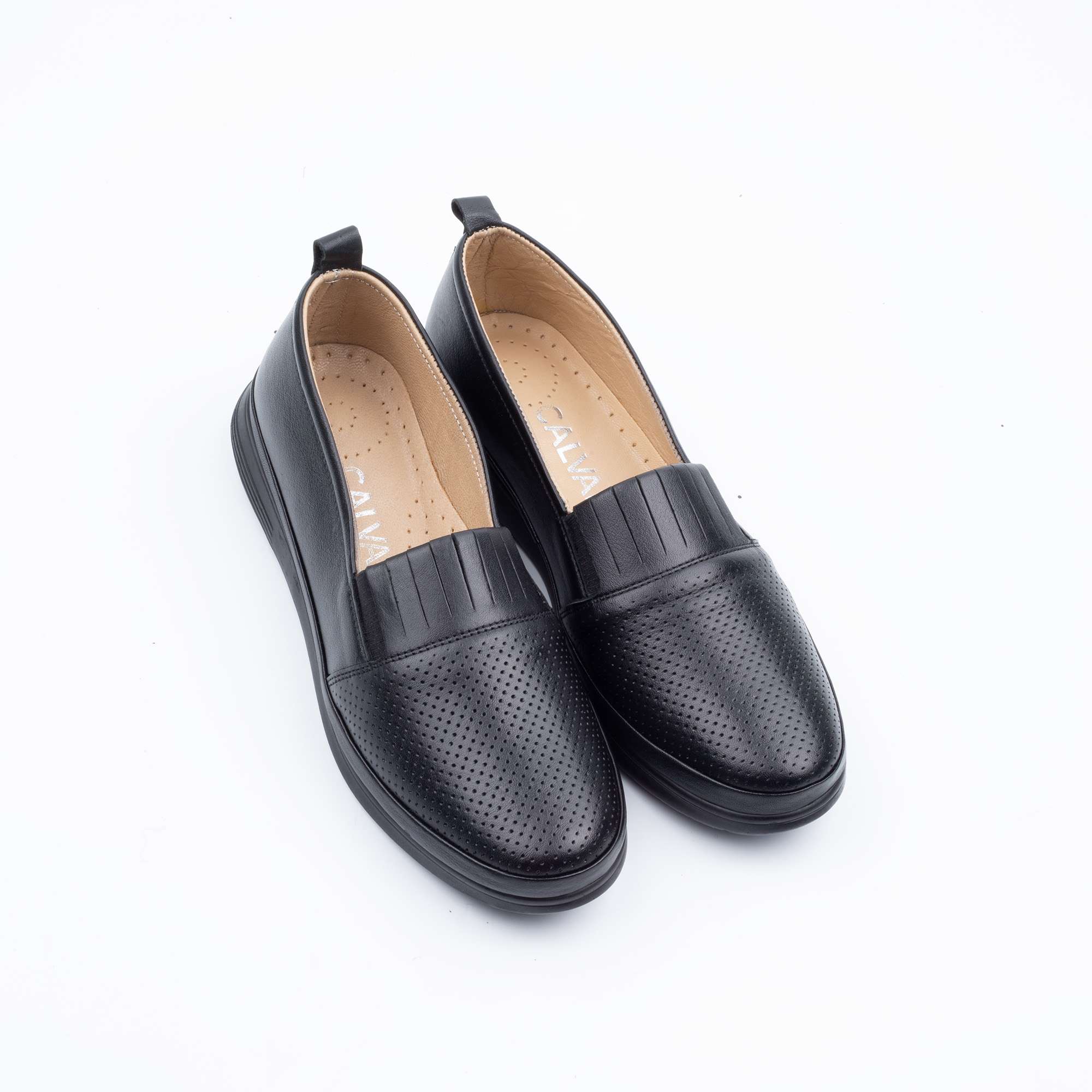 Elegant Black Loafers for Women Comfortable and Stylish Slip-On Shoes for Everyday Wear (M5003) - Image 2