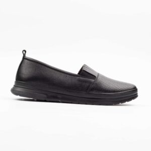 Elegant Black Loafers for Women Comfortable and Stylish Slip-On Shoes for Everyday Wear (M5003)