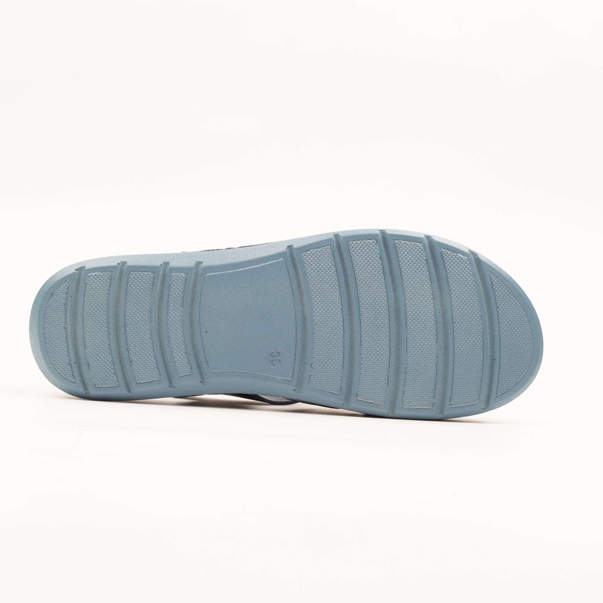 Comfortable Blue Leather Slingback Sandals for Women Stylish Summer Footwear with Open-Toe Design (K127) - Image 7