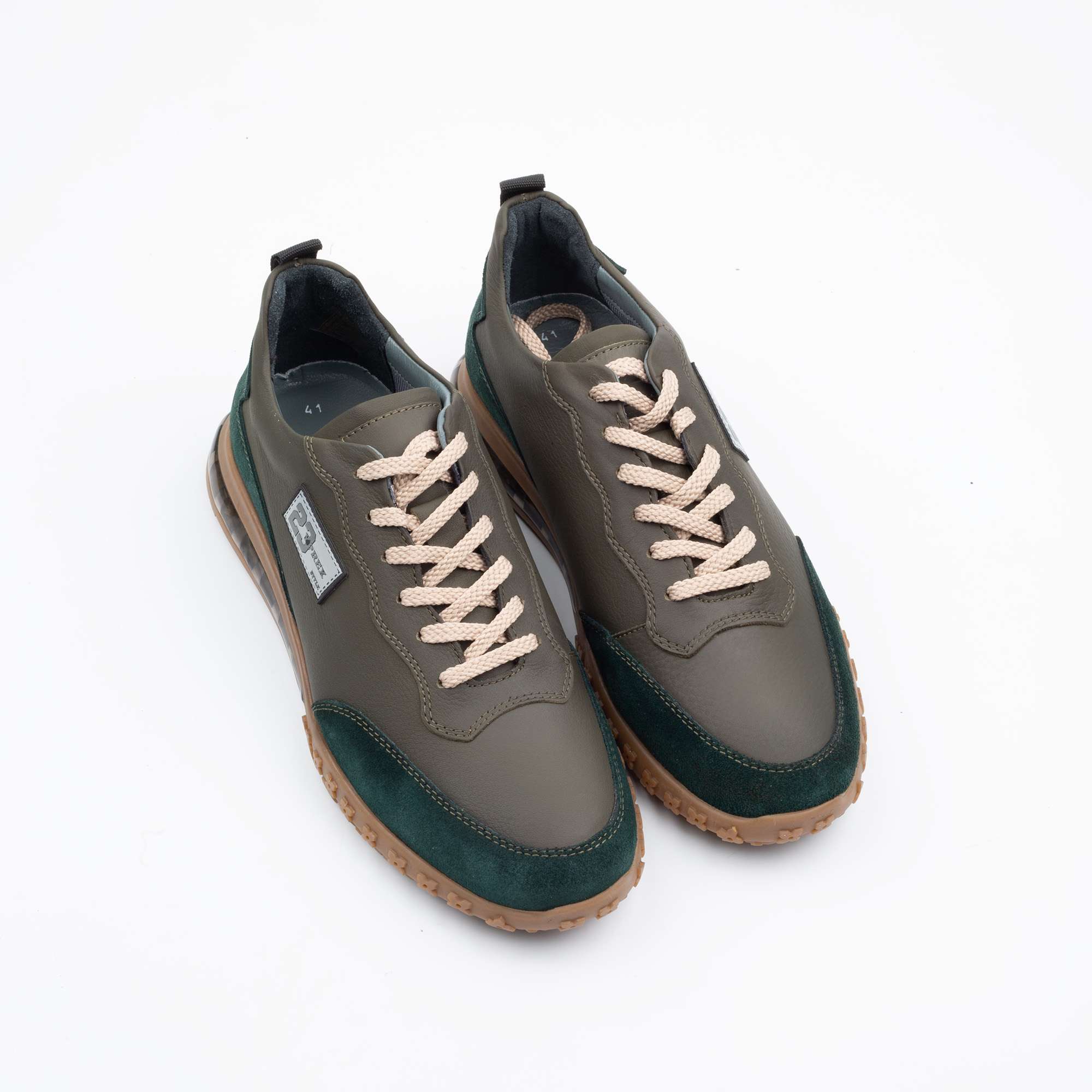 Green Athletic Sneakers – Durable, Stylish Footwear for Every Occasion (M15160) - Image 2