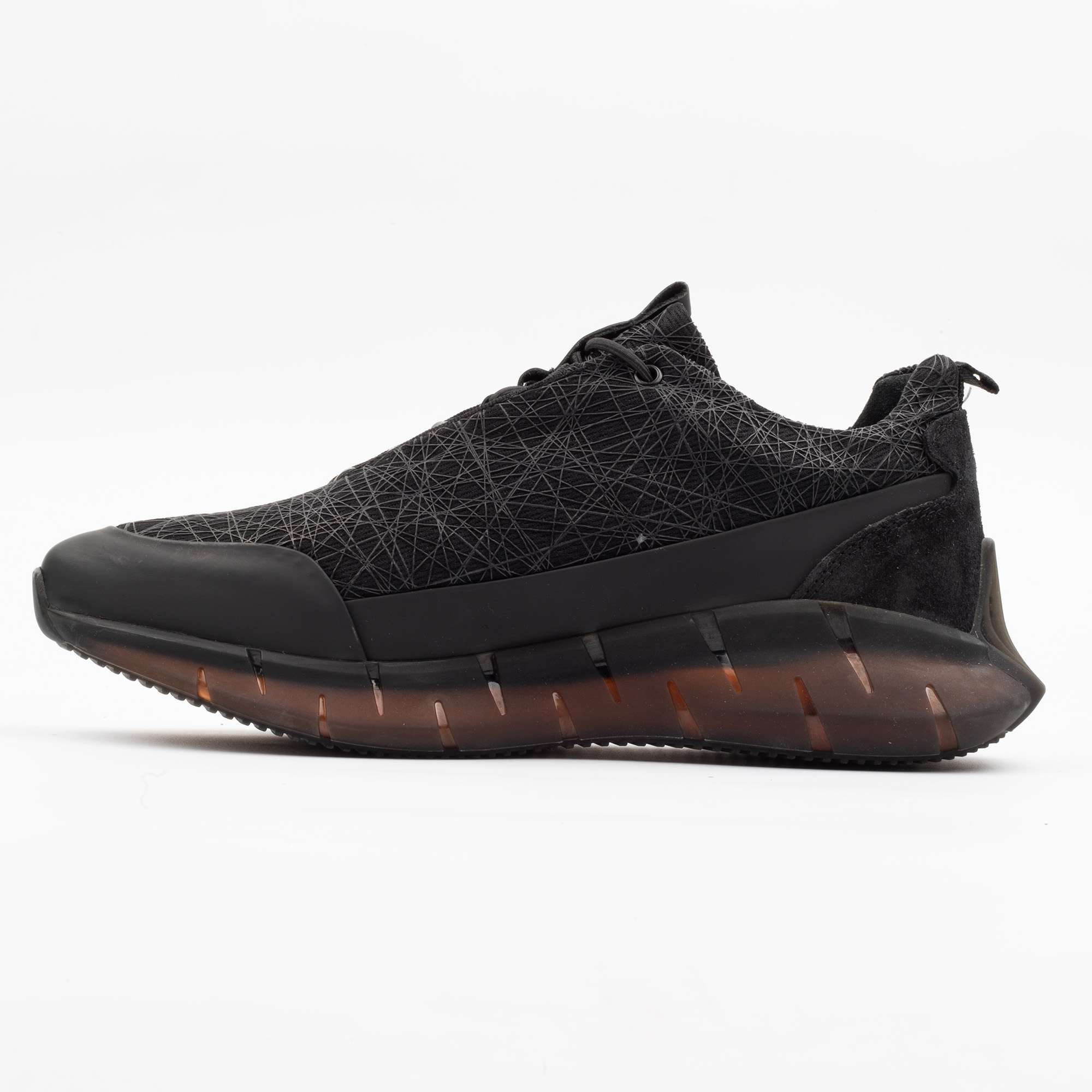Black Geometric Running Sneakers – Sleek, Stylish, and Performance-Driven Footwear (M12548) - Image 5