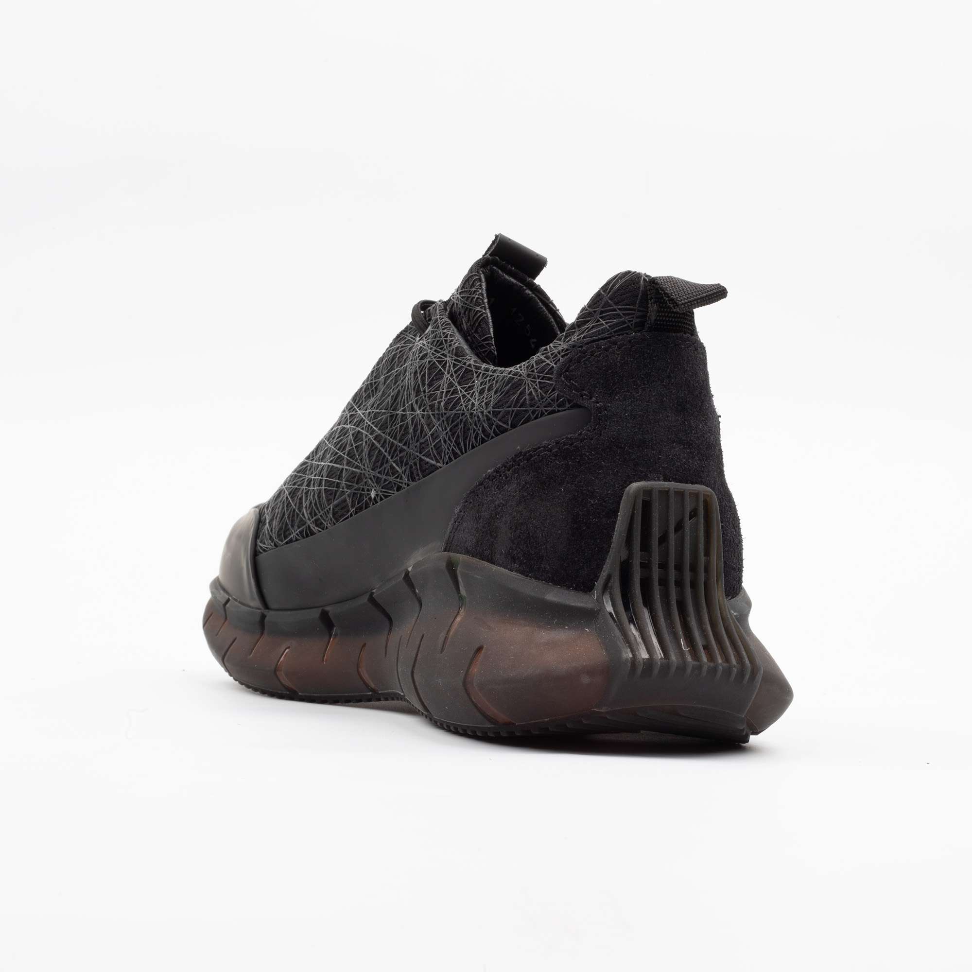 Black Geometric Running Sneakers – Sleek, Stylish, and Performance-Driven Footwear (M12548) - Image 6