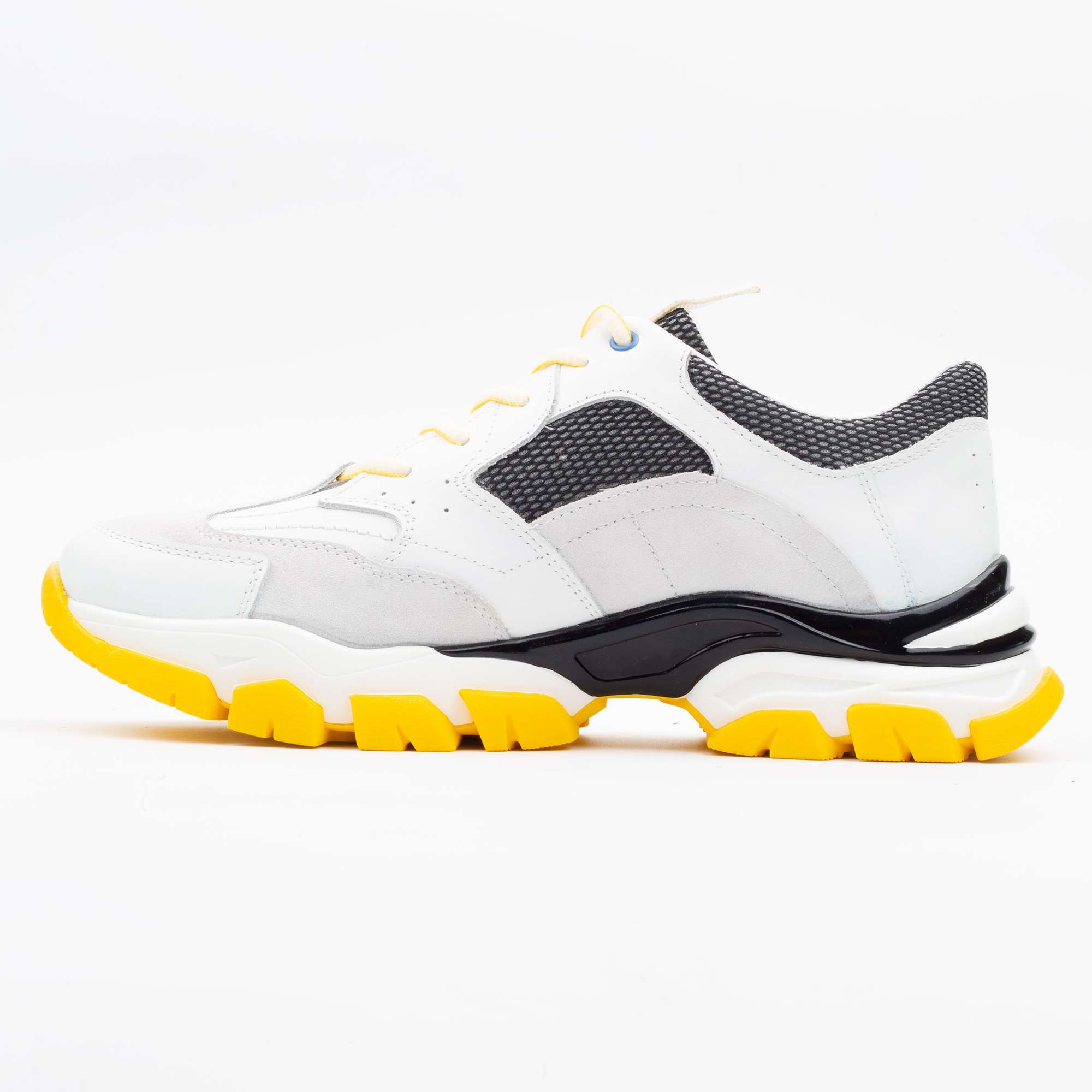 Yellow and White Chunky Sneakers – Bold, Comfortable Footwear for Fashion-Forward Individuals (M13035) - Image 5