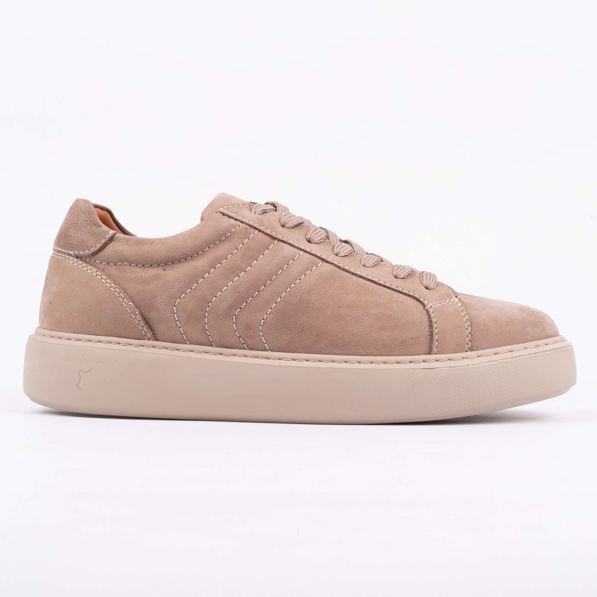 Beige Suede Sneakers – Stylish and Comfortable Footwear for Everyday Wear (53-23)