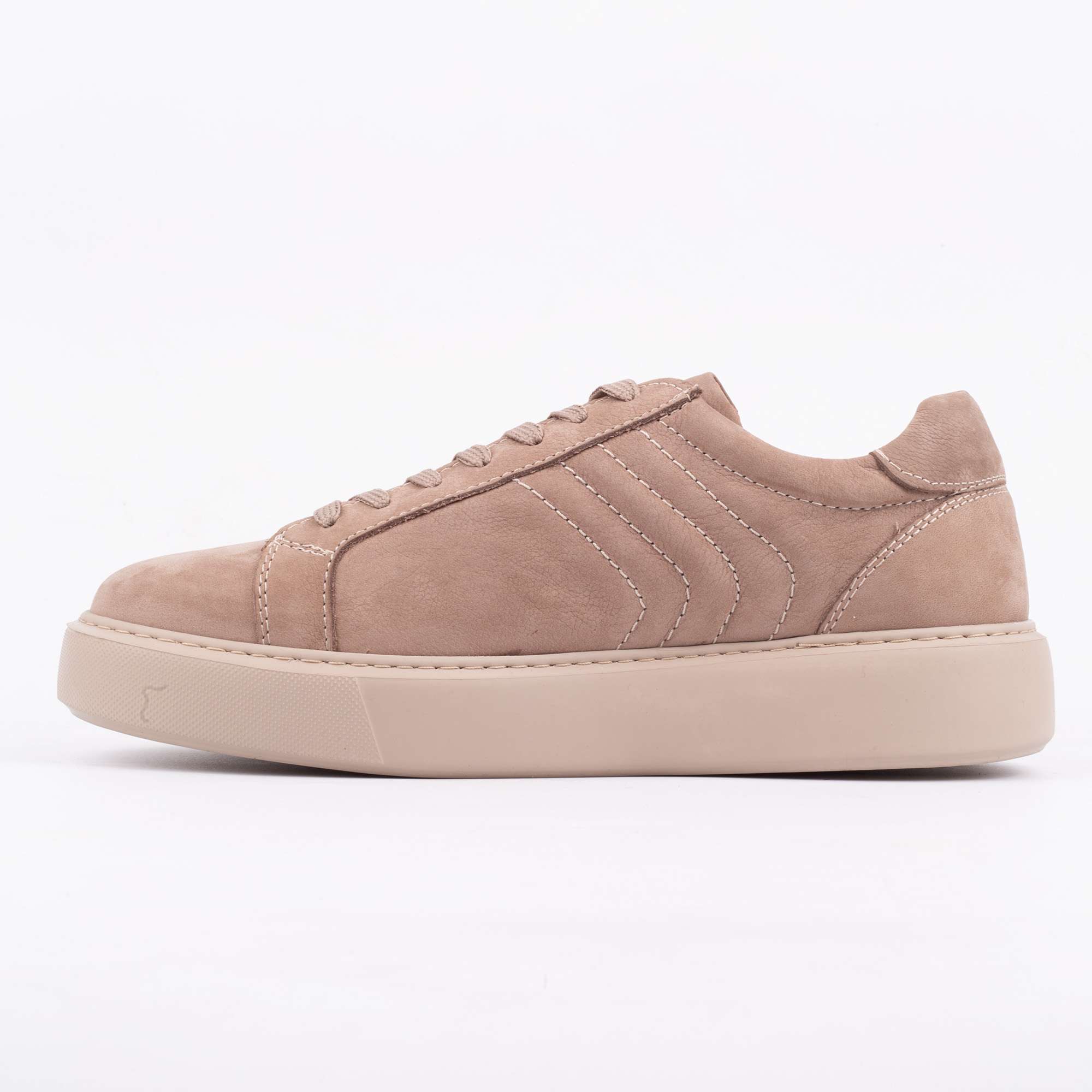Beige Suede Sneakers – Stylish and Comfortable Footwear for Everyday Wear (53-23) - Image 5