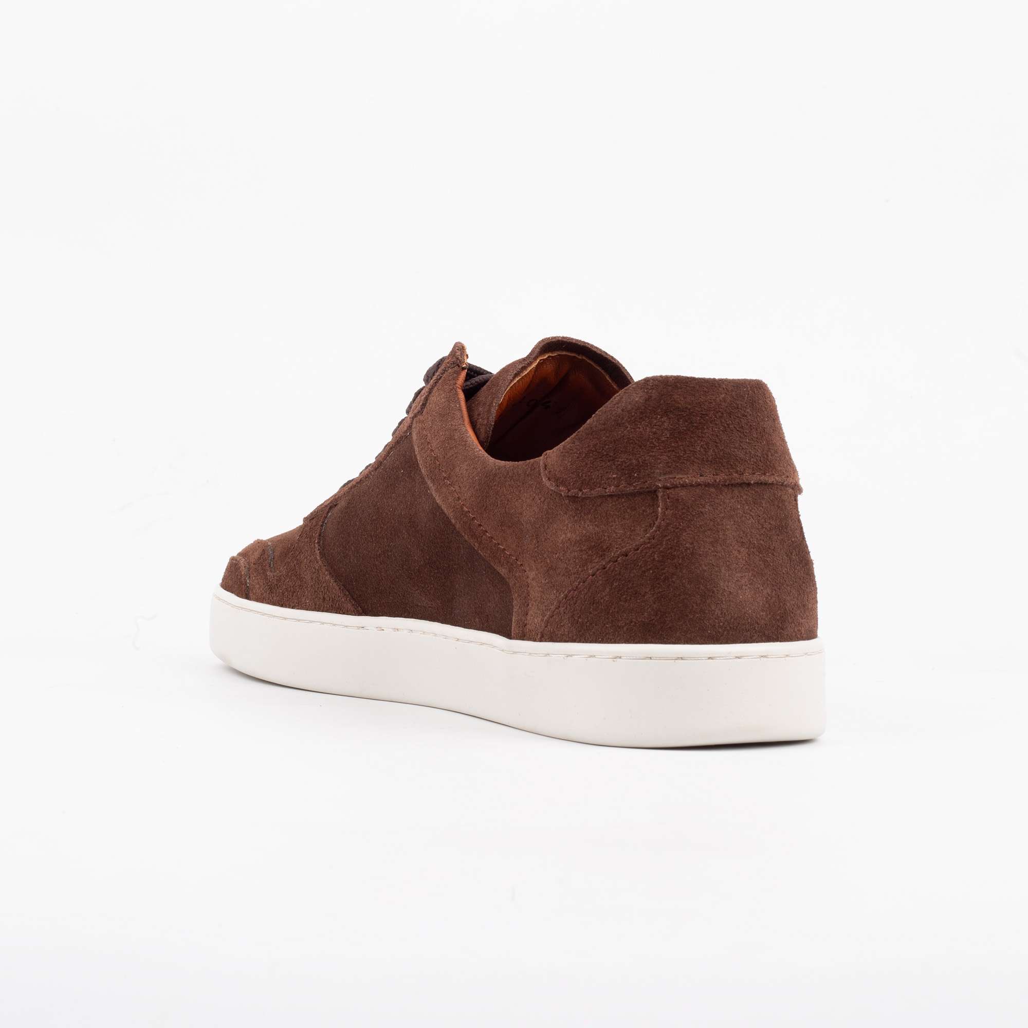 Stylish Brown Suede Sneakers for Men with Perforated Design (222-20) - Image 6