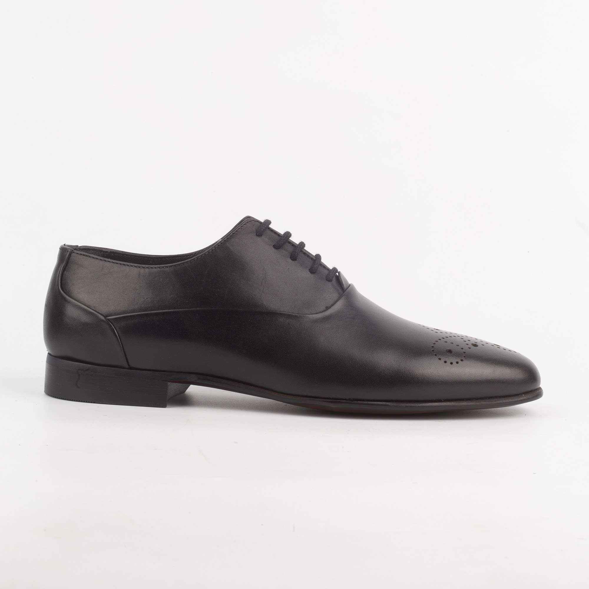 Men's Classic Black Leather Oxford Shoes - Timeless Formal Shoes for Men (V26-47)