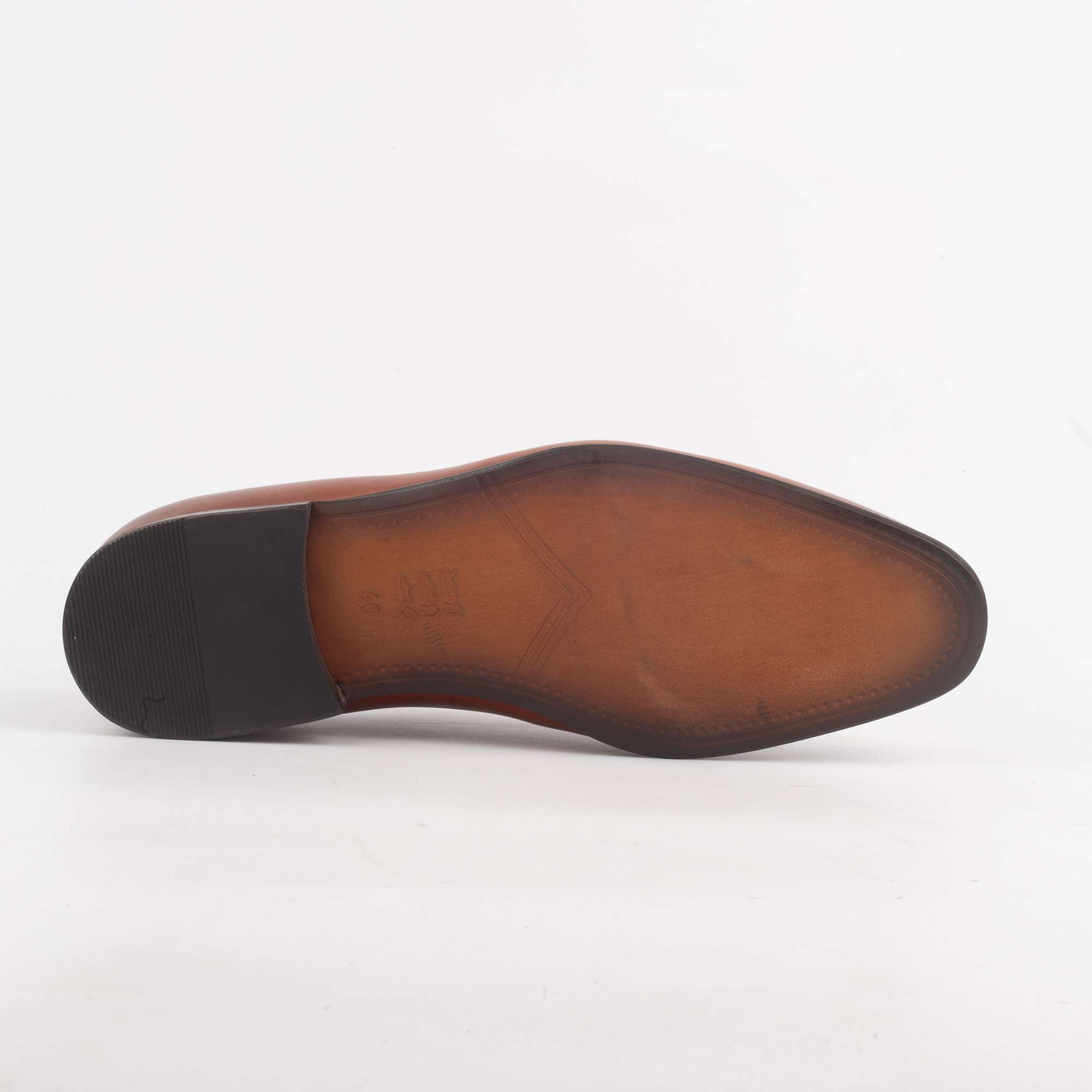 Premium Tan Leather Oxford Shoes for Men - Elegant & Versatile Formal Footwear.(V19-54) - Image 6