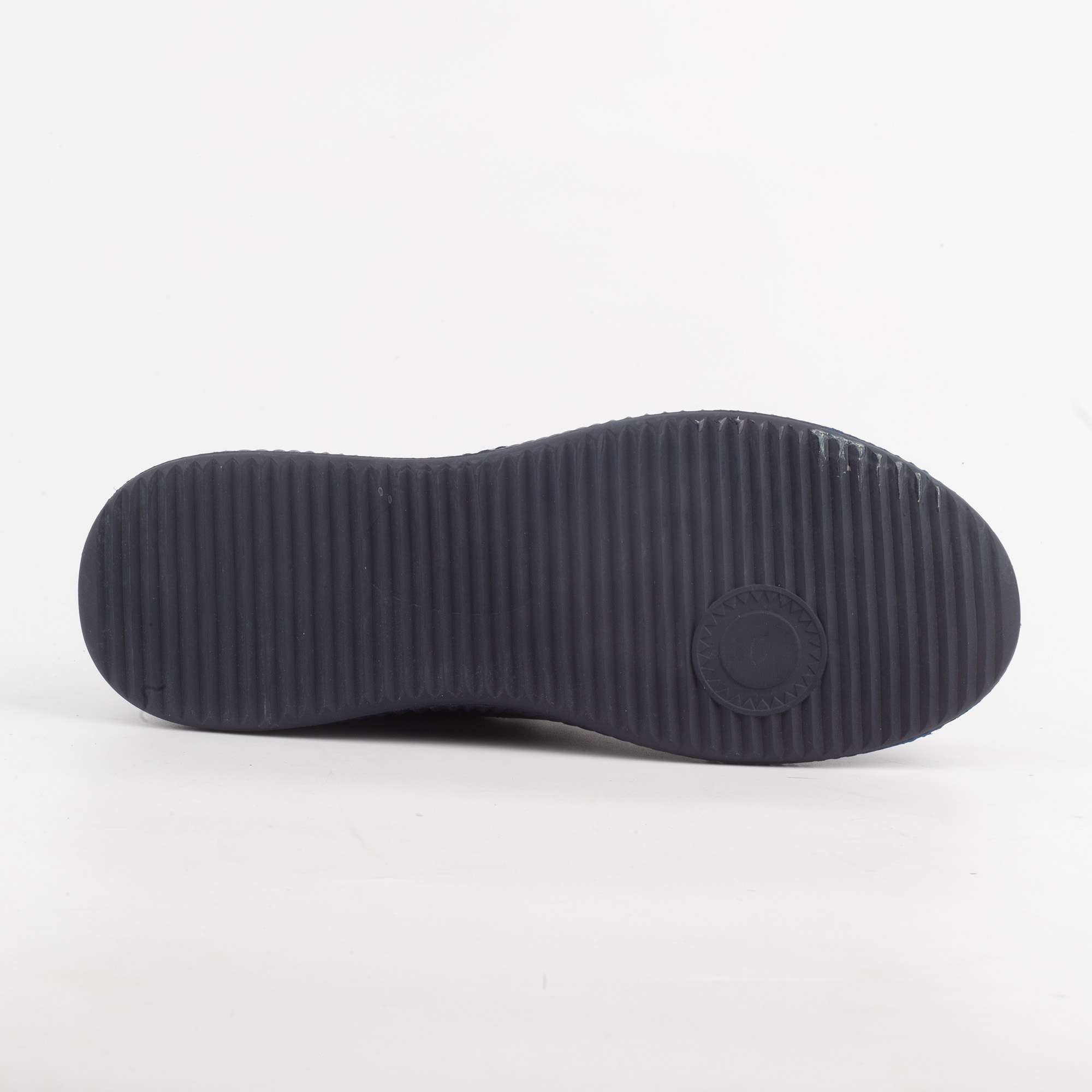 Men's Navy Blue Athletic Sneakers with Breathable Mesh and Cushioned Sole(M15451) - Image 6