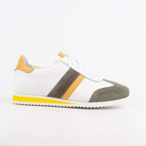 Men's Retro-Style Casual Sneakers with Leather and Suede Accents(M13051)