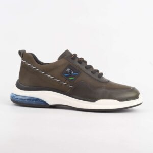 Men's Olive Green Sneakers with Air Cushioning for Ultimate Comfort and Style.(M12506)
