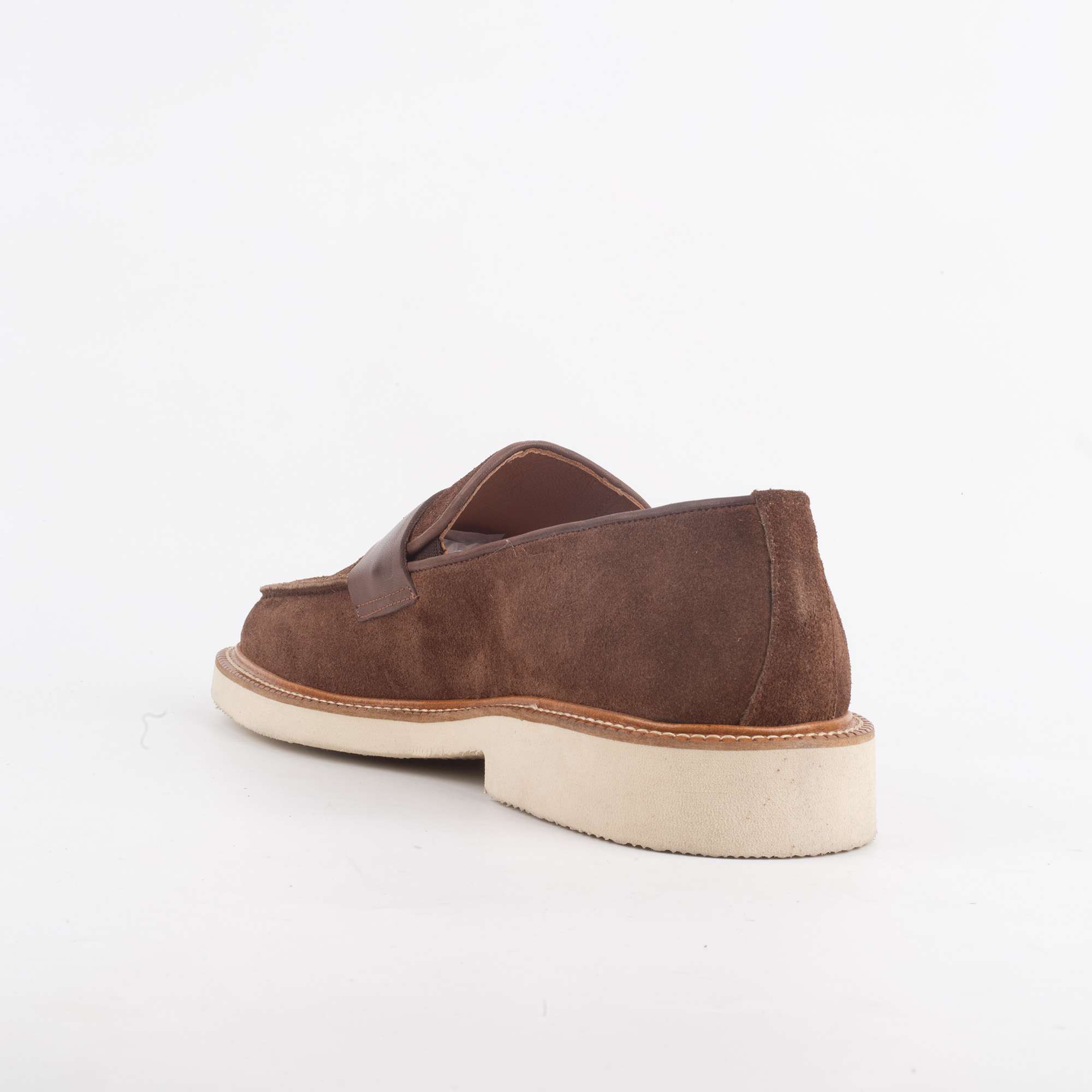 The Brown Suede Penny Loafers – Comfortable and Stylish Men’s Footwear.(V96-93) - Image 5