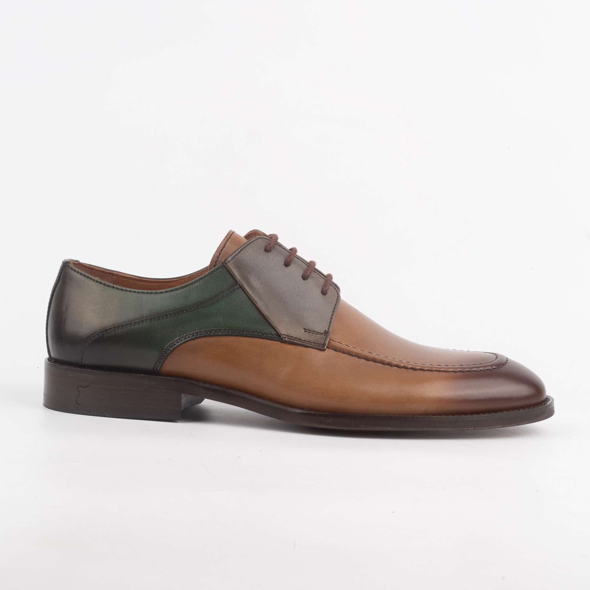 Stylish Color Block Leather Oxford Shoe for Men - Unique Design for Modern Elegance(V3-190)