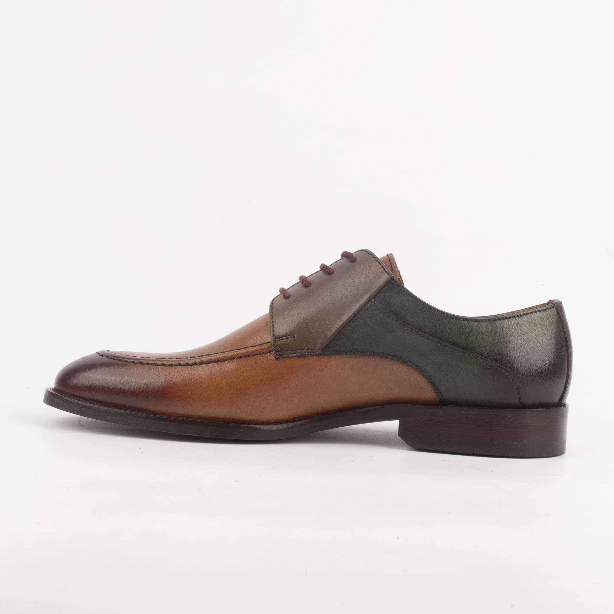 Stylish Color Block Leather Oxford Shoe for Men - Unique Design for Modern Elegance(V3-190) - Image 5