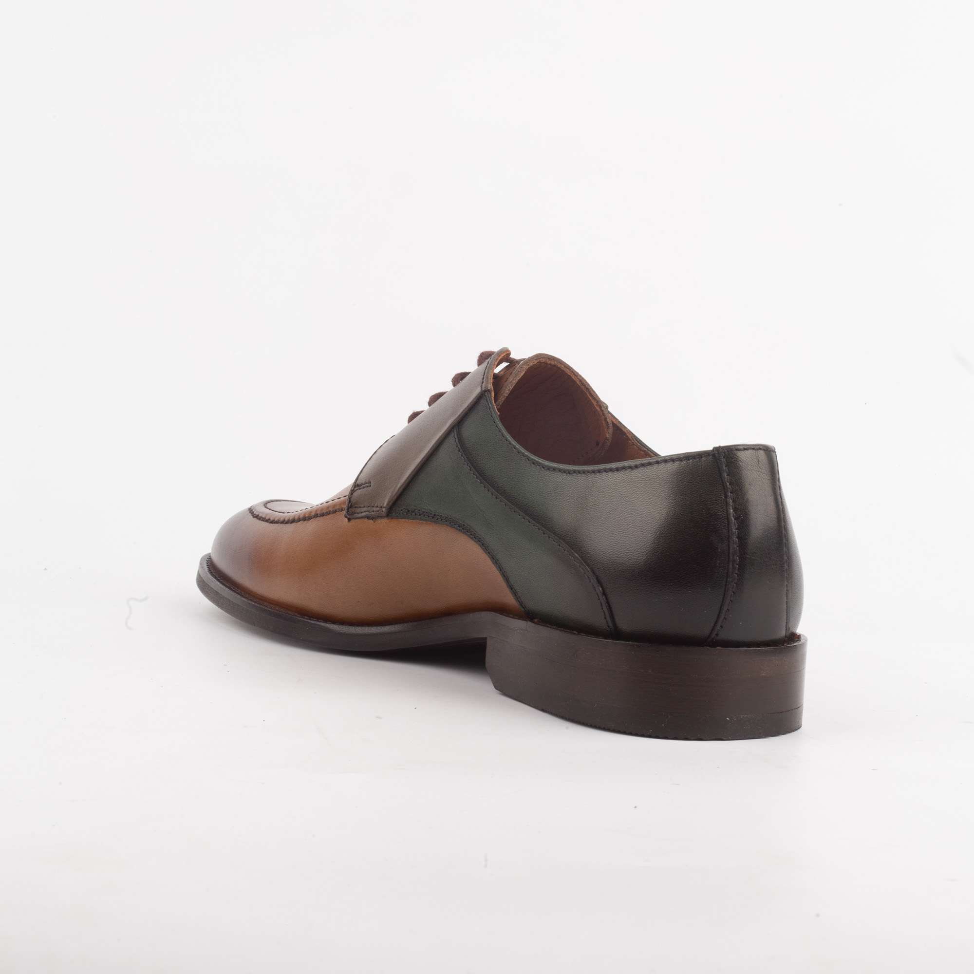 Stylish Color Block Leather Oxford Shoe for Men - Unique Design for Modern Elegance(V3-190) - Image 4