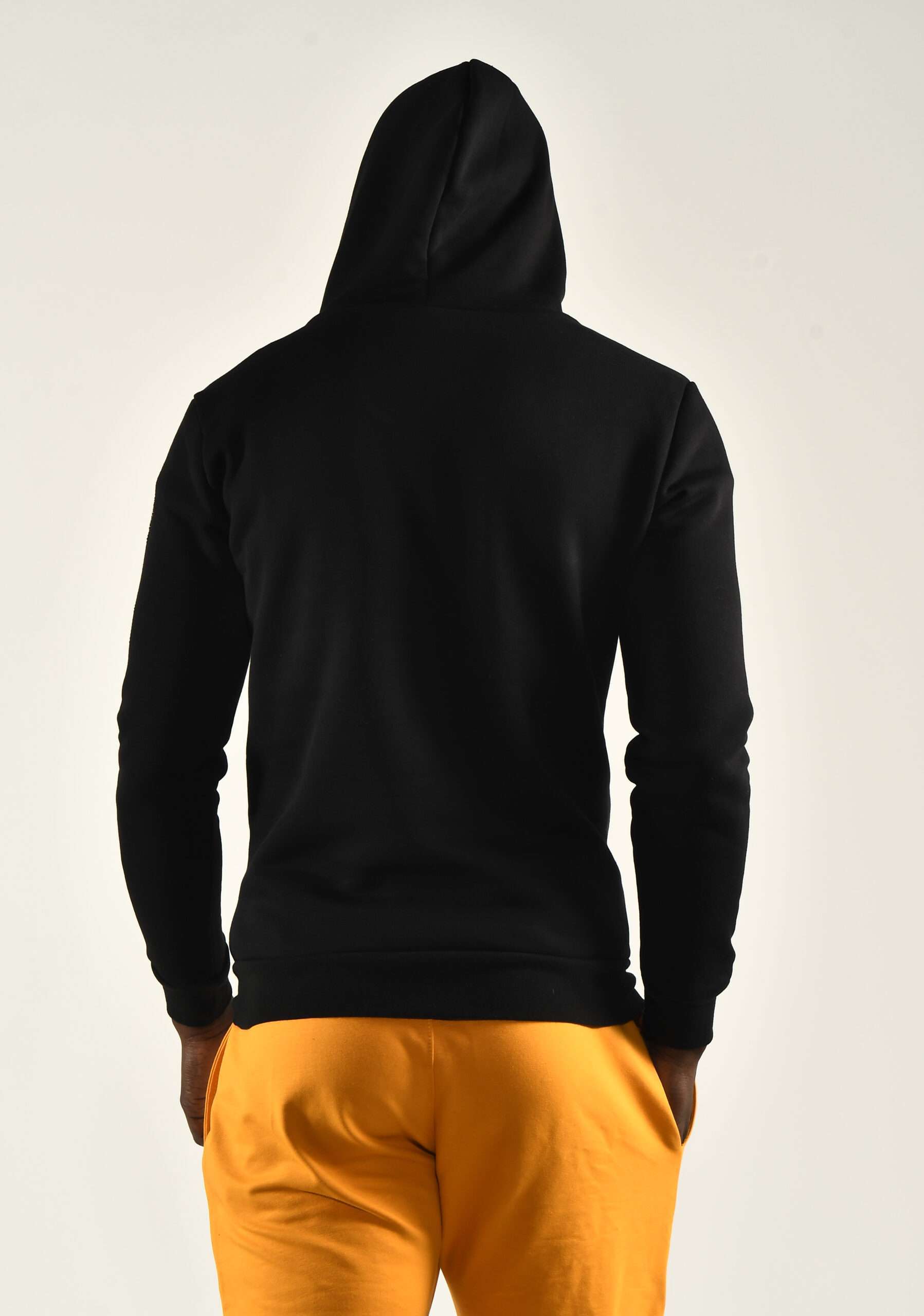 Men's Black Hoodie with Tiger Design Bold Style and Comfort - Image 5