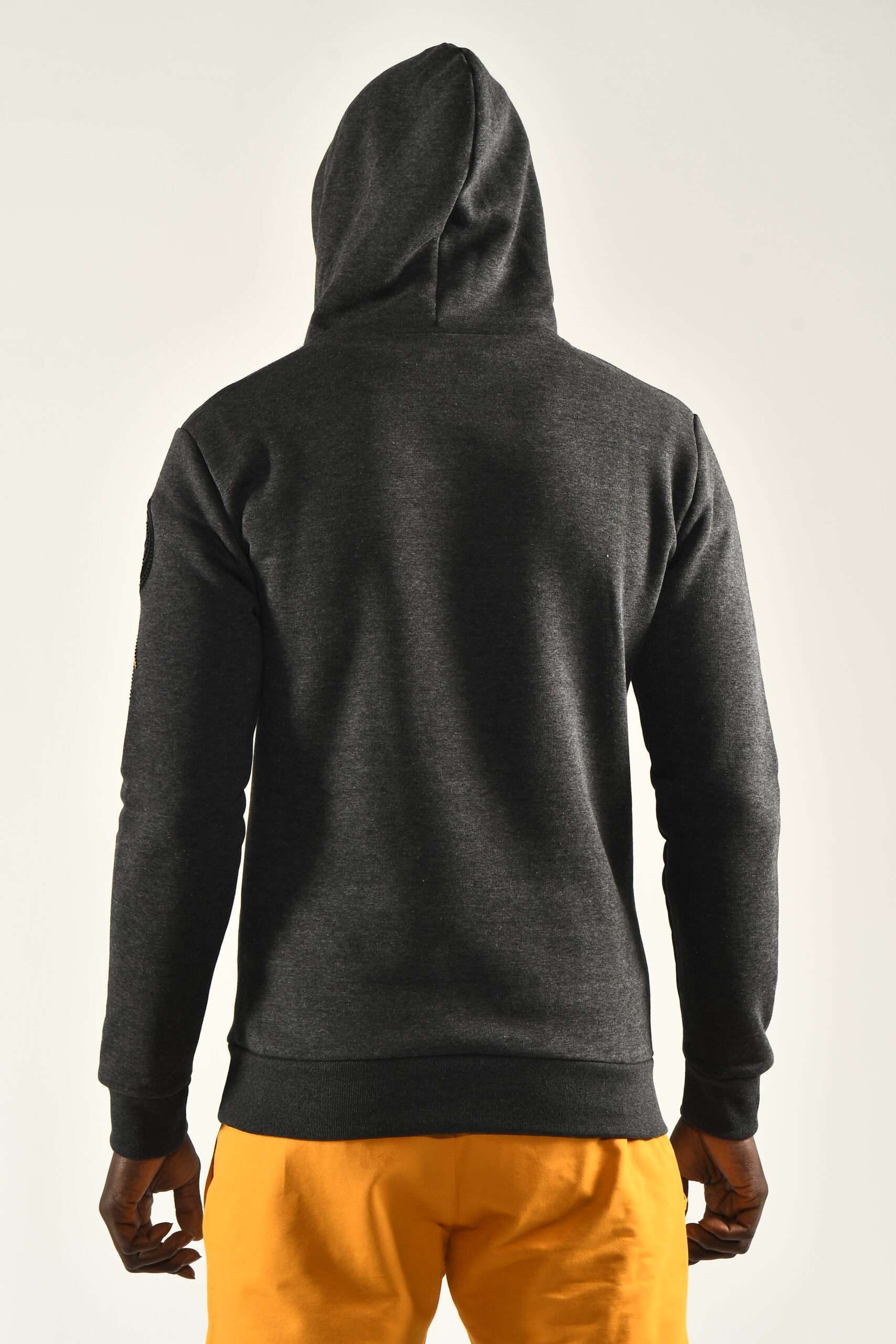 Men's Gray Hoodie with Tiger Design Bold and Modern Streetwear - Image 5