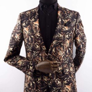 Stylish Floral Pattern Men's Blazer for Special Occasions