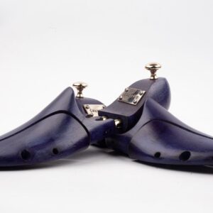 Premium Wooden Shoe Trees Blue Stained Shoe Sharpers for Men’s Formal Shoes