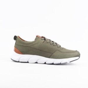 Men’s Olive Green Casual Sneakers Stylish & Comfortable Everyday Footwear (M13232)