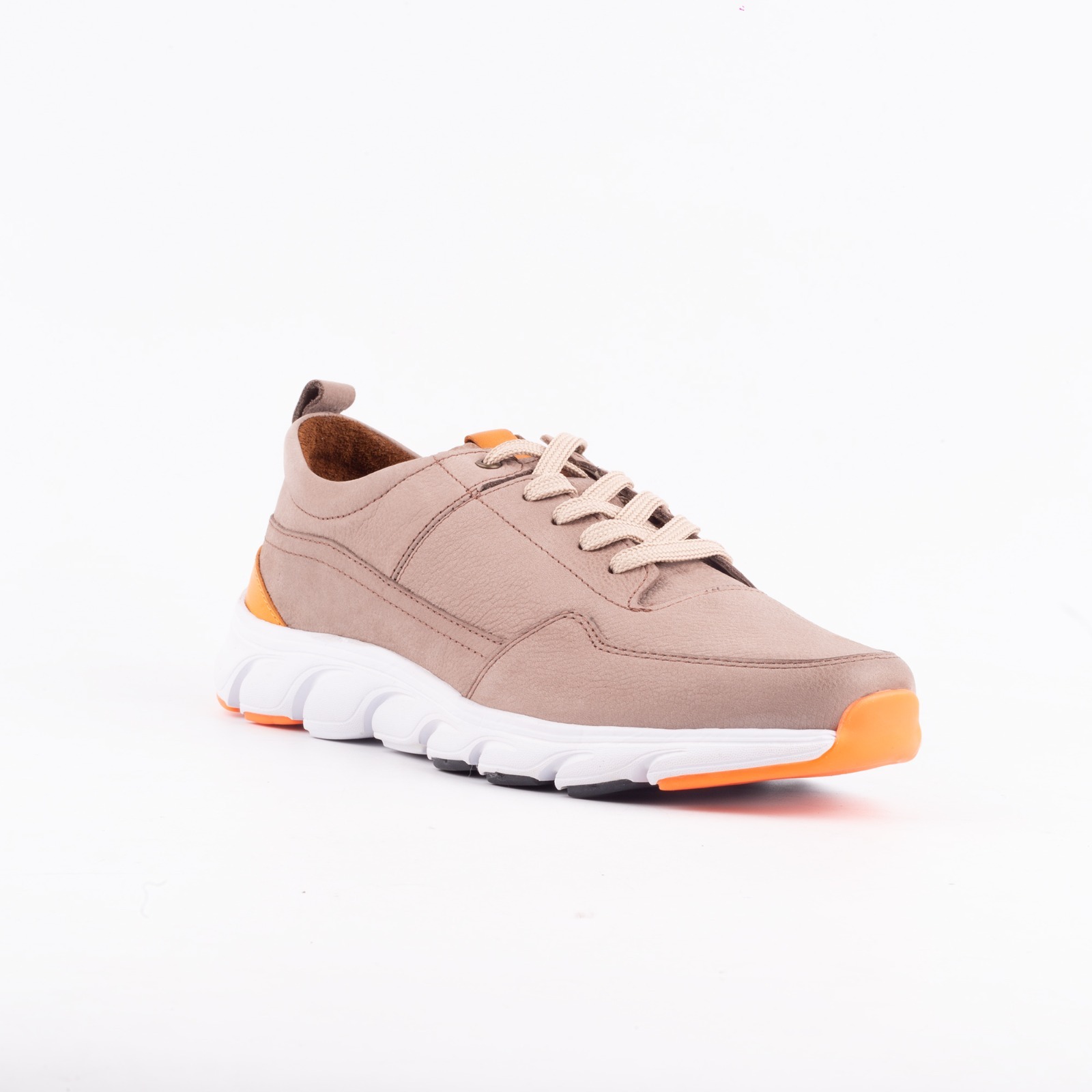 Men’s Beige Casual Sneakers Lightweight & Stylish Everyday Footwear (M13232) - Image 5